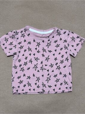June & January Pink Star Shirt - 0/6M